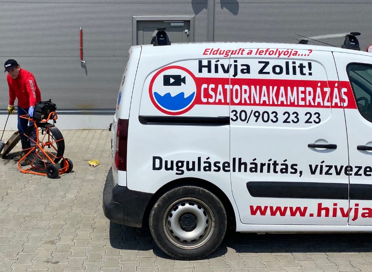 Csatornakamerázás, kamerás lefolyóvizsgálat Miskolc
